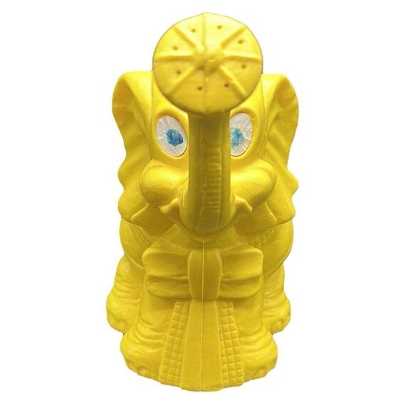 Vintage Watering Can Elephant OHIO ART Yellow Plastic Blow Mold Gardening - Picture 2 of 12